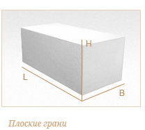 Газобетонный блок ГРАС D600, B3.5, 600x200x450 мм