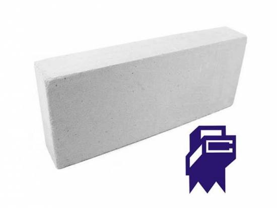 Блок газобетонный перегородочный 625*250*125мм В 3,5 D 600кг/м3 Могилевский КСИ