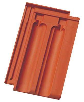 Керамическая черепица Nelskamp D 15, цвет Красный