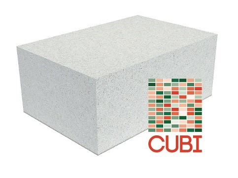 Газобетонный блок CUBI D700 B3,5 F100 625х250х250 ровный