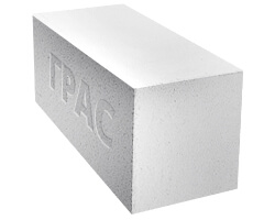 Газобетонный блок ГРАС D600, B3.5, 600x200x500 мм