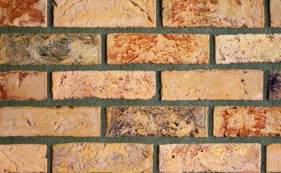 Кирпич облицовочный ручной формовки Terca Aurora (65mm HATHERSAGE BLEND), 210*45-50*65 мм