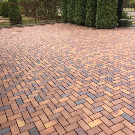 Тротуарный кирпич «ABC-Klinkergruppe» Herbstlaub-geflammt 200х100х40