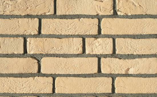 Кирпич облицовочный ручной формовки Terca Agora Wit Ivoor (65mm OLDE IVORY), 210*45-50*65 мм