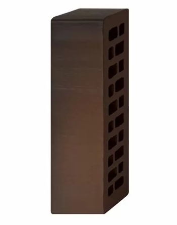 КИРПИЧ ВКЗ БАВАРСКАЯ КЛАДКА С ФЛЕШ ОБЖИГОМ ГРАФИТ ГЛАДКИЙ 0,7NF