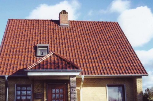 Керамическая черепица Roben Flandern медно-коричневая