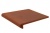 Ступень фронтальная Interbau Spaltplatten 153 Rot Uni 240x340x12мм R11/B