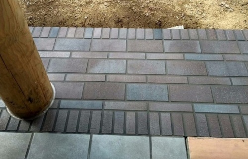 Тротуарная клинкерная плитка Stroeher 336 metallic black, 240*115*18 мм