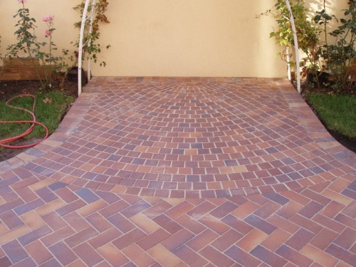 Тротуарный кирпич «ABC-Klinkergruppe» Herbstlaub-geflammt 200х100х40