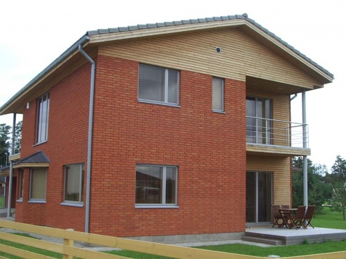 Кирпич облицовочный керамический пустотелый Terca Red гладкий, 250*120*65 мм