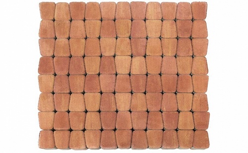 Плитка тротуарная BRAER Классико круговая Color Mix Рассвет, 73*110*115*60 мм