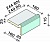 Рукохват Interbau 244x180x115, арт. 5450 RH B