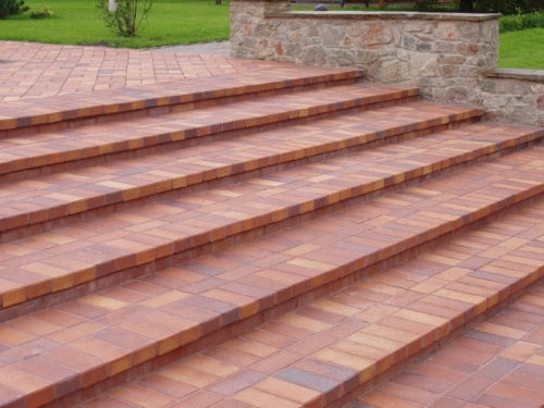 Тротуарный кирпич «ABC-Klinkergruppe» Herbstlaub-geflammt 200х100х40