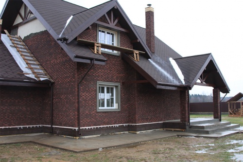 Искусственный камень Атлас Стоун Коломенский кирпич 503-504 Искусственный камень Атлас Стоун Коломенский кирпич 503-504