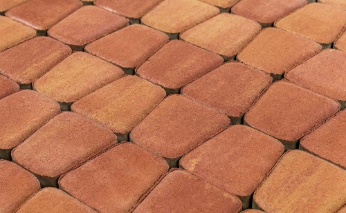 Плитка тротуарная BRAER Классико круговая Color Mix Рассвет, 73*110*115*60 мм