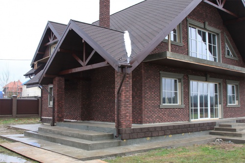 Искусственный камень Атлас Стоун Коломенский кирпич 503-504 Искусственный камень Атлас Стоун Коломенский кирпич 503-504