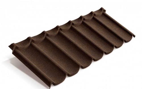 Композитная черепица Metrotile Mistral, айрон-барк