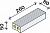 Ступень в нишу Interbau 280x80x50, арт. 5565 RH C